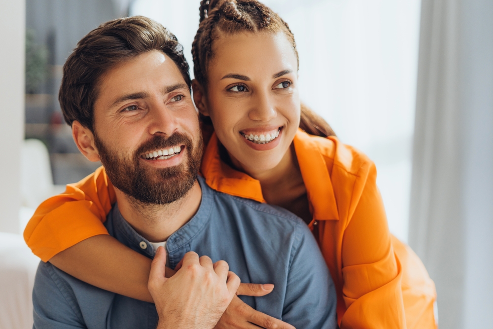 Couple Smiling Together with Braces – Orthodontist in Arcadia CA Couple Smiling with Braces and Confidence – Orthodontist in Arcadia CA
